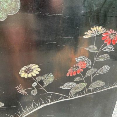 HC-001 — Shanghai Eight-Panel Carved Lacquer Screen (view 14)