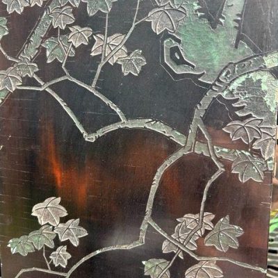 HC-001 — Shanghai Eight-Panel Carved Lacquer Screen (view 17)