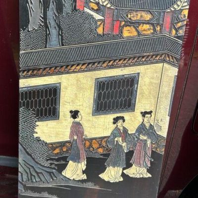 HC-001 — Shanghai Eight-Panel Carved Lacquer Screen (view 21)