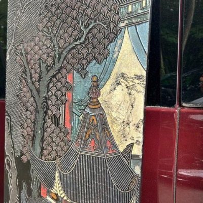 HC-001 — Shanghai Eight-Panel Carved Lacquer Screen (view 24)