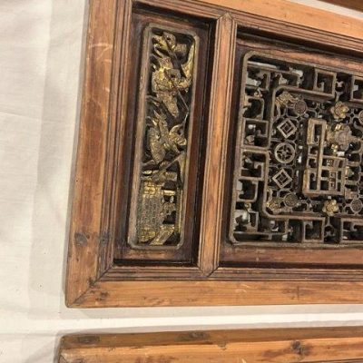 HC-002 — Chinese Architectural Carved Shutters, Set of Four (view 10)