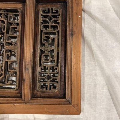 HC-002 — Chinese Architectural Carved Shutters, Set of Four (view 20)