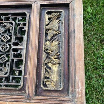 HC-002 — Chinese Architectural Carved Shutters, Set of Four (view 34)