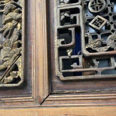 HC-002 — Chinese Architectural Carved Shutters, Set of Four (view 38)