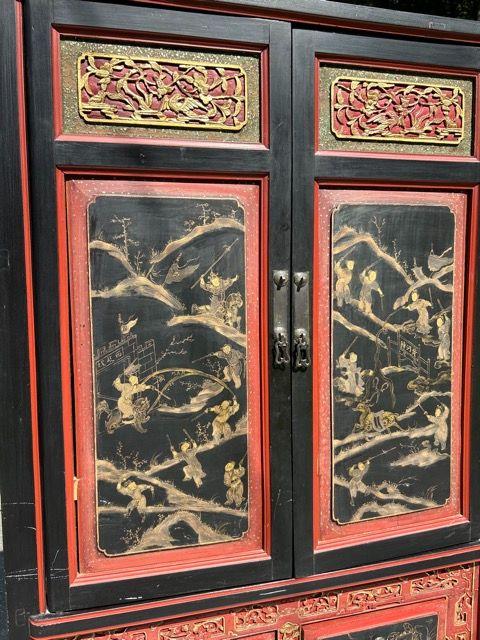 HC-004 — Painted Chinese Cabinet