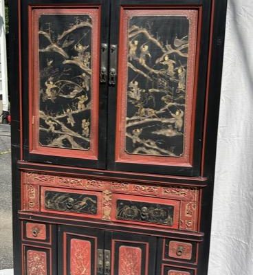 HC-004 — Painted Chinese Cabinet (view 8)