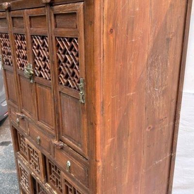 HC-005 — Chinese Lattice Door Cabinet (view 25)