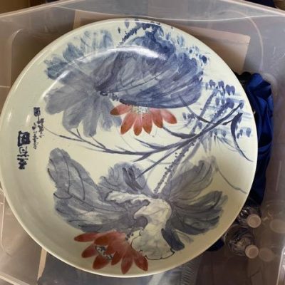 HC-010 — Chinese Lotus Platter (view 4)