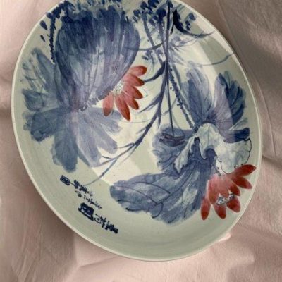 HC-010 — Chinese Lotus Platter (view 5)