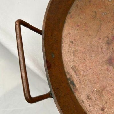 HC-014 — Heavy Chinese Copper Platter with Handles (view 2)