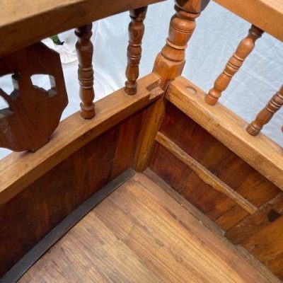 HC-016 — Chinese Wooden Cradle (view 17)