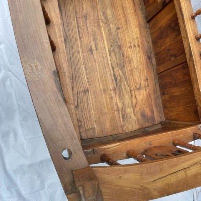 HC-016 — Chinese Wooden Cradle (view 22)