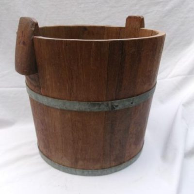 HC-021 — Chinese Wooden Lidded Bucket (view 9)
