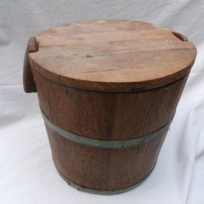 HC-021 — Chinese Wooden Lidded Bucket (view 12)