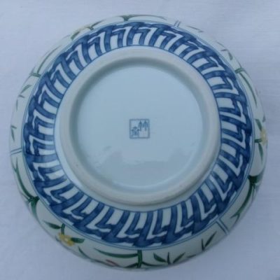 HC-025 — Scalloped Porcelain Floral Bowl (view 12)