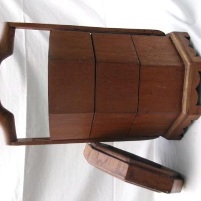 HC-027 — Chinese Wooden Sectional Food / Storage Carrier (view 3)