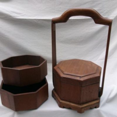 HC-027 — Chinese Wooden Sectional Food / Storage Carrier (view 5)