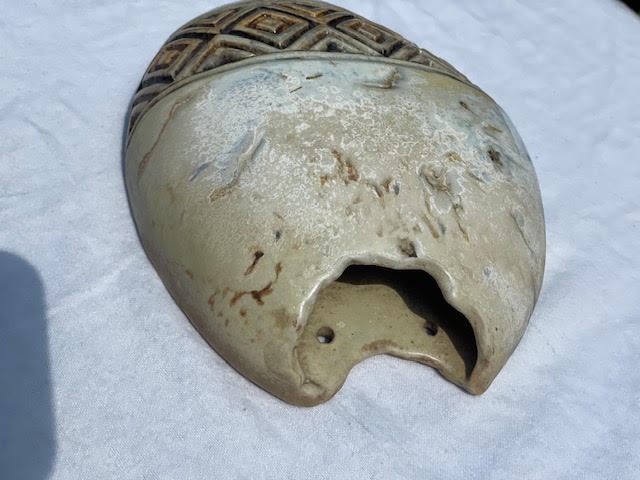 HC-028 — Unidentified Asian Wall-Mounted Architectural Ceramic Object