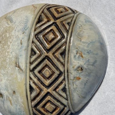 HC-028 — Unidentified Asian Wall-Mounted Architectural Ceramic Object (view 3)