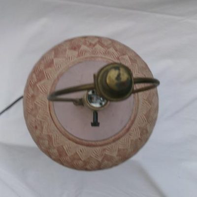 HC-029 — Chinese Textured Earthenware Vessel Lamp (view 4)