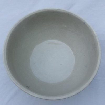 HC-030 — Chinese White Ceramic Covered Bowl with Blue Decoration (view 12)